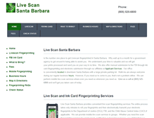Tablet Screenshot of livescansantabarbara.com